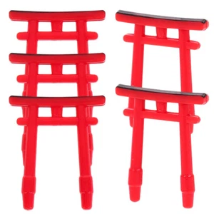 5pcs Japanese Torii Gate Model Simulation Torii Statue Decoration Miniature - Picture 1 of 12