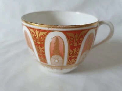 LOVELY ENGLISH HIGH REGENCY TEA CUP, ACANTHUS CLASSICAL MOORISH DESIGN - image 1 of 4