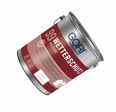 GORI 99 5,0L Wetterschutzfarbe Holzfarbe Deckfarbe Fassadenfarbe •Farbe wählbar• - Bild 1 von 3