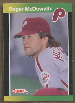 1989 Donruss Baseball's Best #16 Roger McDowell Philadelphia Phillies - Image 1 of 2