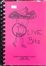 Raro Vintage 1988 montagem Igreja Batista De Oliveira Livro comércio local Georgia