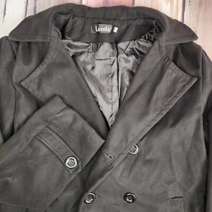 Abrigo largo de invierno Lende XL Pea para hombre chaqueta de doble botonadura - Imagen 1 de 9