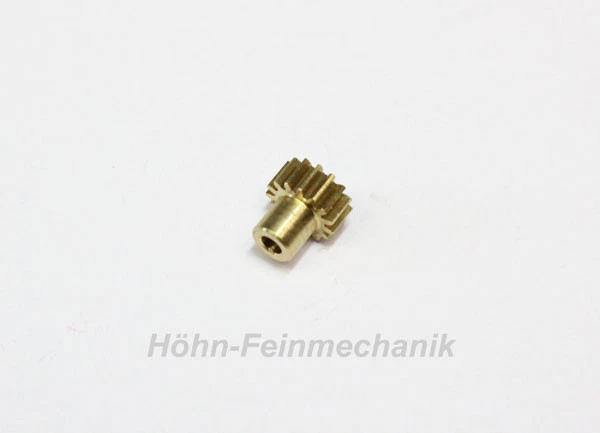 HÖHN-MODELLBAU Stirnzahnrad, Zahnrad, Modul 0,4, aus Messing, 15 Zähne, b3,0mm