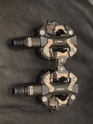 PEDALES LOOK X-TRACK - CROMOLI DOBLE CARA SIN CLIP Foto 1 de 4