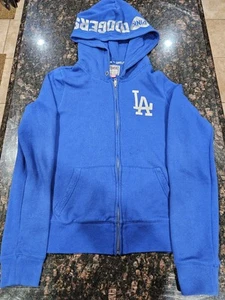 Victoria’s Secret MLB LA Dodgers Full Zip Hoodie With Bling Logo Medium HTF - Picture 1 of 4