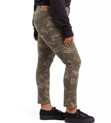 Levi's Women's Plus Trendy 311 Camo-Print Shaping Skinny Jeans (18W, Camo Green) - Image 1 of 4