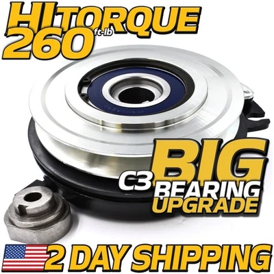 HD SWITCH BIGBearing HiTorq 260ftlb (OEM 225) PTO Clutch fits BobCat 4165689 ZT6000 ZT6100
