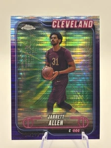 2024-25 Topps Chrome #17 Jarrett Allen Purple Speckle Refractor 104/275 - Picture 1 of 3