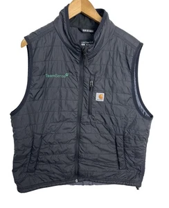 Carhartt Rain Defender Puffer Vest Black Size XL OV2286-M Relaxed Fit - Picture 1 of 6