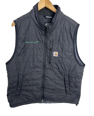 Carhartt Rain Defender Puffer Vest Black Size XL OV2286-M Relaxed Fit - Image 1 of 4