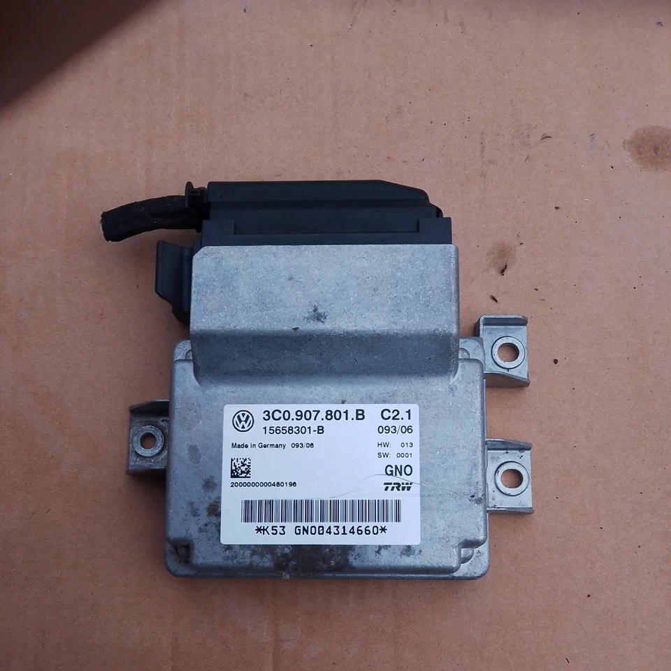 Módulo de control de freno de mano Volkswagen Passat B6 ECU OEM 3C0907801B Foto 1 de 2