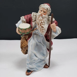 Figura de porcelana Hallmark St. Nicholas 1983 pintada a mano decoración de Navidad de colección - Imagen 1 de 6