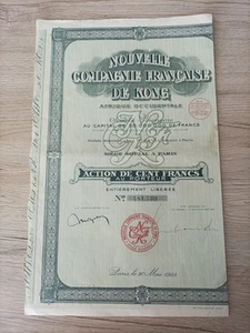 Old Action Title: Nouvelle Compagnie Française De Kong, 1929 - Picture 1 of 2