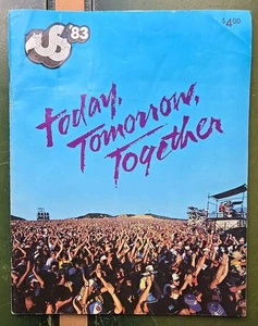 1983 US '83 Today, Tomorrow, Together Music Concerts Festivals Unuson Magazine - Imagen 1 de 6