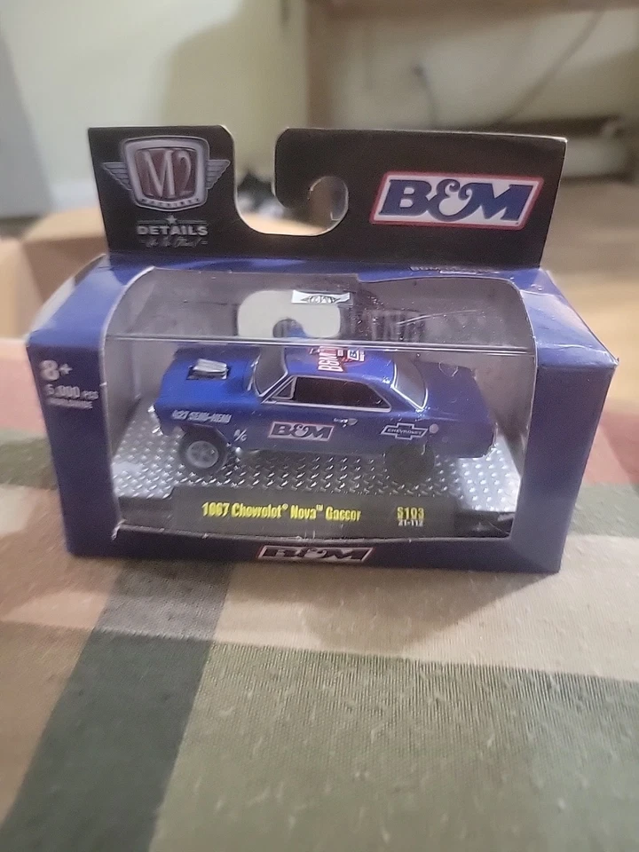 2021 M2 Machines O’Reilly Exclusive 1967 Chevy Nova Gasser S103 21-112 MIB Read - Image 1 of 1