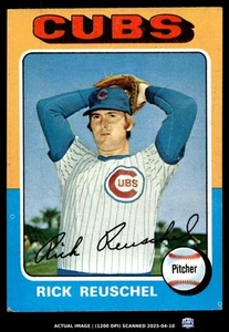 1975 Topps #153 RICK REUSCHEL VG-EX Chicago Cubs - Picture 1 of 2