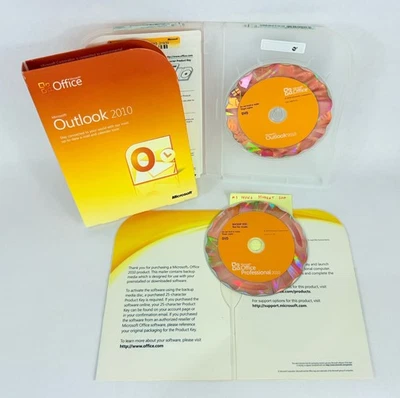 Microsoft Outlook 2010 Old Version NOT for Windows 10/11 + Office Pro 2010 - Image 1 of 4