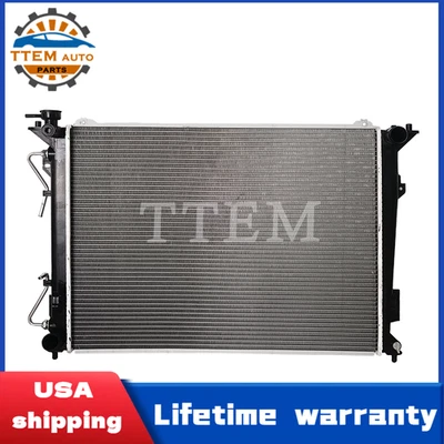 2831 Radiator fit 07-10 Hyundai Sonata Azera Kia Optima Magentis 2.4 2.7 3.3 3.8 Foto 1 de 4