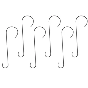 6 Pcs Bird Feeder Hook Outdoor Hanging Hooks Hanger for Plants Basket - Picture 1 of 12