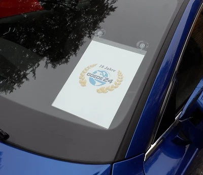 GOEDE24 DIN A4 neu 5x Werbeschild Auto Saugnapfschild Saugnapf Preisschild Autohandel