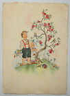 Ak Flechsig Kunstkarte Nr 705 Kinder mit Baum und Vögeln 1944