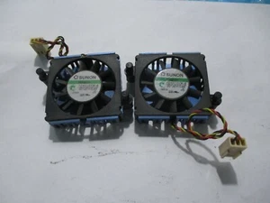 LOT OF 2 SUNON 124010VM-8 DC12V 0.9W 44MM fan - Picture 1 of 3
