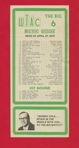 VTG  1973 WTAC Flint Radio Top 30 Music Survey Guide Apr 27 Stuck In The Middle - Picture 1 of 2