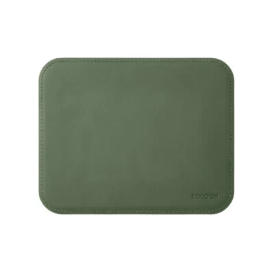 Tappetino Mouse Cuoio Verde cm 25x20 - Angoli Rotondi Cuciture Perimetrali - Immagine 1 di 4
