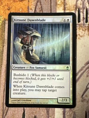 MTG Kitsune Dawnblade Saviors of Kamigawa 16/165 Foil Common - Image 1 of 2