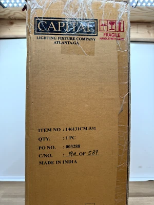 Capital Lighting 146131CM-531 Sawyer 3 Light 24" w Vanity Light, Carbon Grey - Image 1 of 4