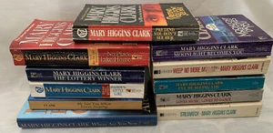Mary Higgins Clark Lot of 11 Hardcover & Paperback Fiction Novels Thriller Books - Picture 1 of 12