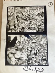 Simon Bisley Space Bastards Special Delivery #1 page #18 Original Comic Book Art - Picture 1 of 7