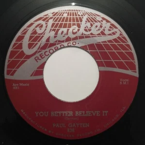 45Re✦PAUL GAYTEN✦"You Better Believe It/The Music Goes Round ..."✦Superb Dancer♫ - Imagen 1 de 1