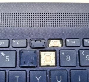 HP 17-CN 17-CP Laptop UK Keyboard One Key Only BLUE TYPE 1 - Afbeelding 1 van 3