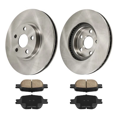 Front Brake Rotors & Brake Pads for 2002  2003 2004 2005 Toyota Celica New USA - Image 1 of 4