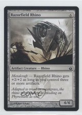 2011 Magic: the Gathering - Mirrodin Besieged Razorfield Rhino #127 3o2