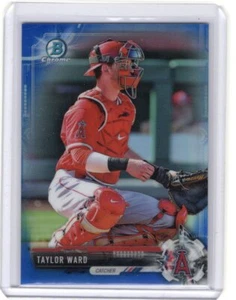 TAYLOR WARD - ANGELS - 2017 BOWMAN CHROME BLUE ROOKIE REFRACTOR #'d /150 - FIRE! - Picture 1 of 2