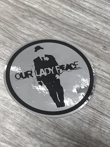 OUR LADY PEACE HAPPINESS... TOUR PROMO STICKER 4,75" NOS Vintage 90er - Bild 1 von 2
