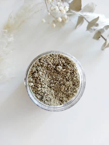 Exfoliante facial orgánico vegano de tierra silvestre + arcilla verde francesa + rosa mosqueta almendra fresca - Imagen 1 de 1