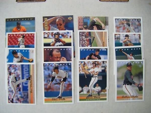 Upper Deck 1993 BALTIMORE ORIOLES 31 CARD Team Set - Picture 1 of 2
