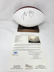 AARON RODGERS signed full size Wilson football JSA COA FULL LOA PACKERS STEELERS - Picture 1 of 7