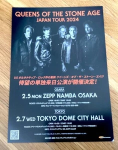 Queens Of The Stone Age Flyer Japan Tour 2024 - USA Verkäufer - Bild 1 von 1