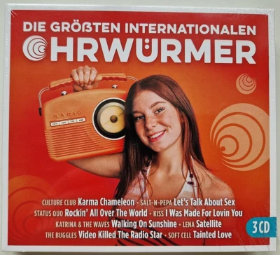 Die Grössten Internationalen Ohrwürmer, 3 CD's, 60 Songs, NEU/OVP - Bild 1 von 2