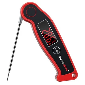 Fleischthermometer Edelstahl LCD 2-3s Reaktionszeit - Bild 1 von 10