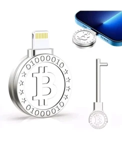 MFi Certified Safe Crypto Hardware Wallet Work with iPhone iPad for Crypto - Picture 1 of 7