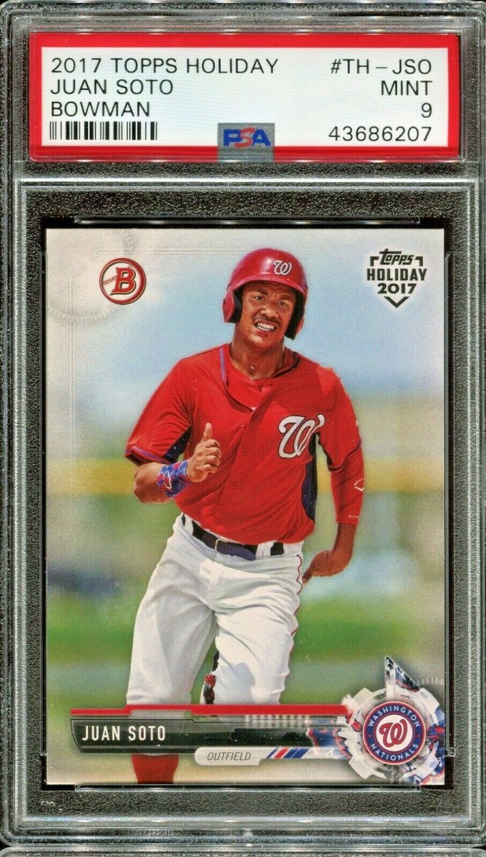 PSA 10 Bowman Chrome PSA 10 GEM MINT 2017 Bowman Chrome Juan Soto