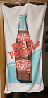 * Dr Pepper * "Be A Pepper" * serviette de plage * 56" x 32" bouteille géante classique des années 70