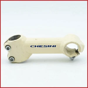 CHESINI 105mm 1" INCH STEM WHITE THREADLESS 90s VINTAGE AHEAD ROAD RACING BIKE - Picture 1 of 8