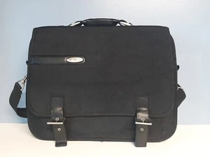 Sacoche pour ordinateur portable Samsonite toile messager noire - Photo 1/9