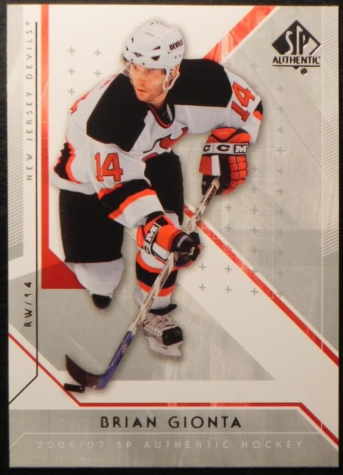2006-07 06/07 SP Authentic #45 Brian Gionta New Jersey Devils - Image 1 of 2